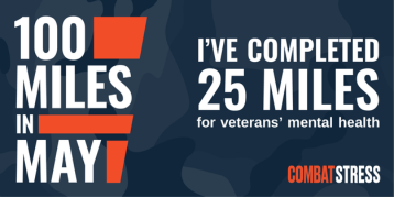 100 Miles in May - 25 miles