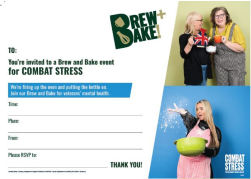 Brew and Bake Invitation